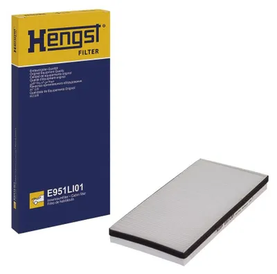 Image de Filtre d'habitacle HENGST E951LI01 (filtre à pollen) pour PORSCHE BOXSTER (986)