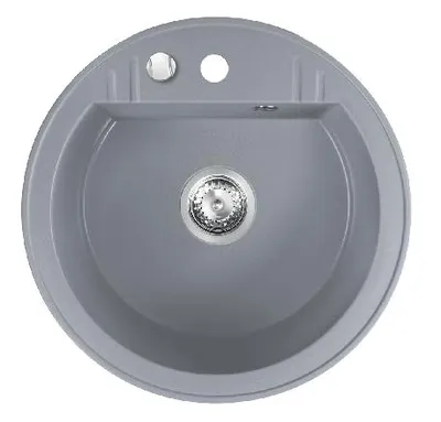 Immagine prodotto di Novaservis Lavelli - Lavello in granito, diametro 510 mm, grigio DRGM1/51GA