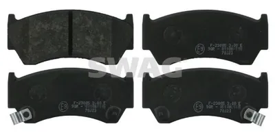Produktbild von SWAG Bremsbeläge Satz Vorne Bremsklötze für NISSAN ALMERA I Hatchback (N15) 82 91 6267