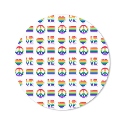 Produktbild von MuchoWow® Mauspad Mousepad Regenbogen - Stolz - Flagge 40x40 cm - Mousepads - Maus Mat - Pad - Mausunterlage - Schreibtisch Accessoires