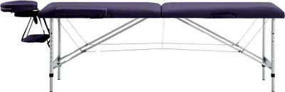 Immagine prodotto di Lettino da Massaggio a 2 Sezioni in Alluminio Viola