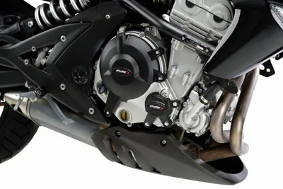 Produktbild von PUIG 20134N Motorschutzhauben  passend fuer KAWASAKI ER-6N Schwarz