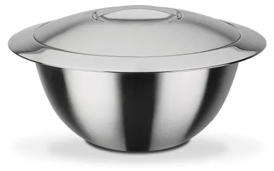 Produktbild von GSW Thermoschüssel mit Deckel, Edelstahl, ⌀22 cm, Silber