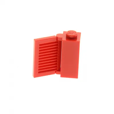 Produktbild von 1x Lego Tür Zarge 1x1x2 rot Tor Fenster Tür Fensterladen 3582 4207299 3581