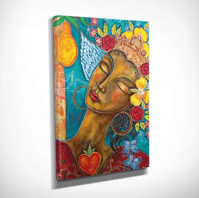 Image de Wallity, DC331- VGA1327, Coloré, tableaux sur toile, 30 x 40 cm, 100% toile