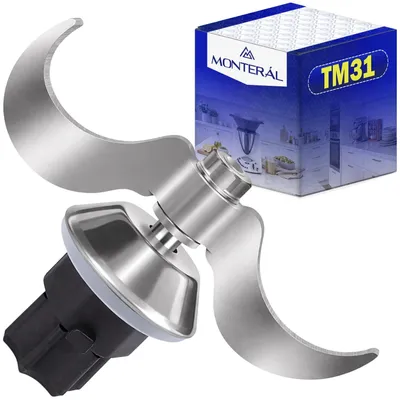 Messer für Thermomix TM31, Edelstahl, mit Teigabdichtung