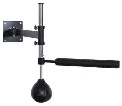 Image de Cadre mural avec poteaux de support et balle de réflexion | Couleur : Noir | Dimensions : 72 x 79 x 20 cm