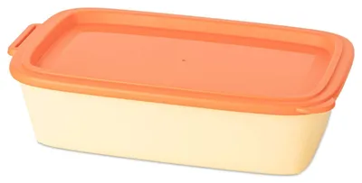 Productafbeelding van Miska met deksel NORA BOX, geel, 1,4 liter, KOZIOL