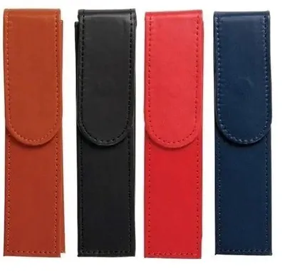 Image de Étui pour stylos Cresco, en simili cuir, pour 2 stylos
