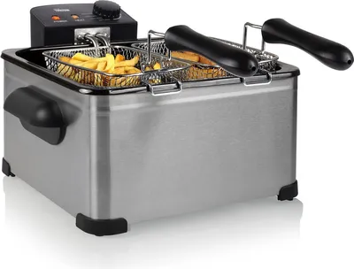 Produktbild von Tristar Fritteuse FR-6949 2000 W 5 L Edelstahl Silbern