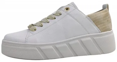 Image de Chaussures de randonnée Rieker Rock/Alula/Alabama pour femmes, lacets, couleur blanche, style décontracté