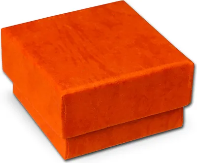 Image de SD Boîte à bijoux orange Emballage cadeau 40x40x25mm Etui VE3042O