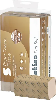 Immagine prodotto di Satino carta asciugamani PureSoft 277560 piega a W 2lg 3.000 fogli/confezione.