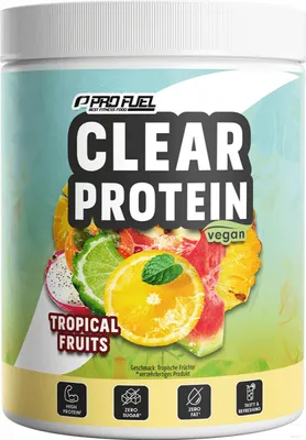 Produktbild von ProFuel Clear Protein Vegan (360g) Tropical Fruits - Eiweiße - Klares Protein