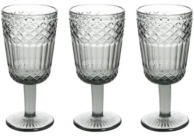 Steelgläser 270 cc, Grau, 3 Stück, Glas