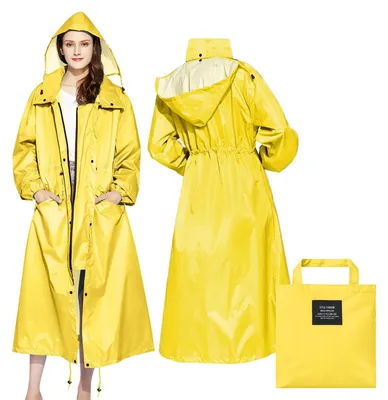 Imagen del producto de Chaqueta impermeable para lluvia, uni, con capucha