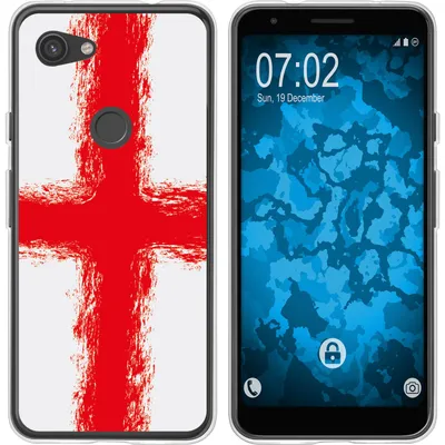 Produktbild von PhoneNatic Case kompatibel mit Google Pixel 3a Silikon-Hülle WM England M4