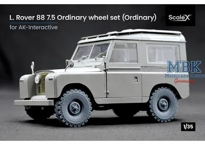 Produktbild von Scale X SCX-WM35021 L. Rover 88 7.5 small Ordinary wheel set - 1/35