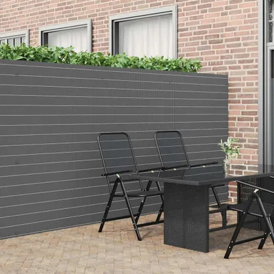 Zdjęcie produktu dla Maison Exclusive – ogrodzenie ogrodowe dwustronne szare 1,8 x 5 m PVC