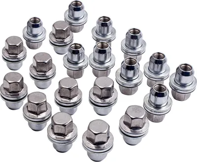 Image de 20x écrous de roue en acier inoxydable pour RANGE ROVER SPORT & L322 DISCOVERY 3 & 4 RRD500290