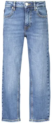 Zdjęcie produktu dla Dżinsy regular fit marki Mädchen Blau z regulowanym paskiem i logo