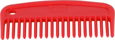 Productafbeelding van Ezi-Groom - Kam voor manen en staarten, kunststof, model ER782 (105 mm), rood