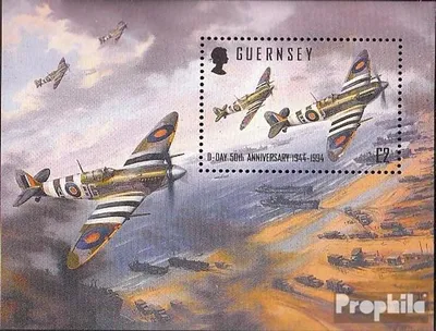 Produktbild von Briefmarken GB - Guernsey 1994 Mi Block11 (kompl.Ausg.) postfrisch Alliierte