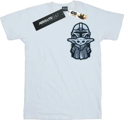 Produktbild von Star Wars - "The Mandalorian Child" T-Shirt für Herren BI47168 (M) (Weiß)