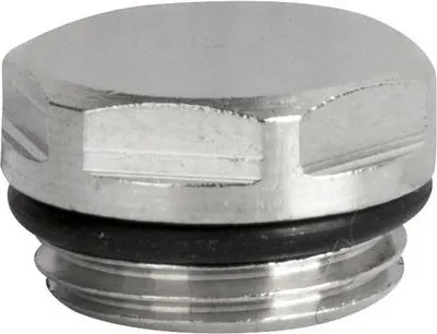 Produktbild von Stopfen 1/2' für Stahlkühler, Chrom - D556-1/2.CH.