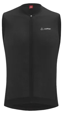 Produktbild von Loeffler ärmelloses Radtrikot M Bike Sleeveless Jersey FZ Vent Mid - Schwarz