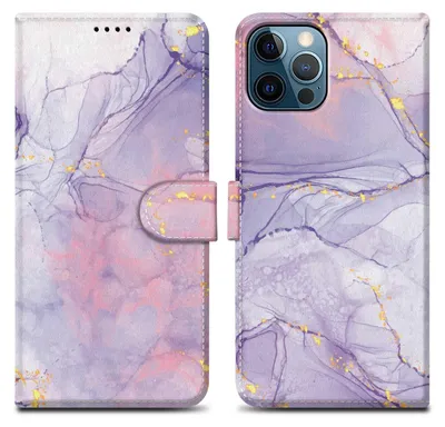 Obrázek produktu pro Cadorabo Ochranné pouzdro pro Apple iPhone 13 PRO MAX Case Design Purple Mobile Case Cover Case Magnetic Case Cover