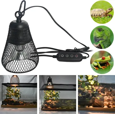 Produktbild von 50W Reptile Pet Terrarium Brooder Heizlicht UVA UVB Dimmbar Wärmelampe