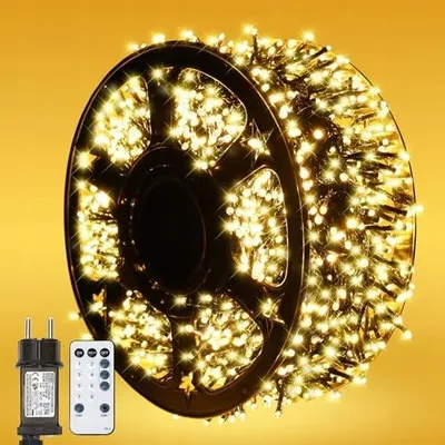 Zdjęcie produktu dla Lampki LED girlanda miedziana 20M 1000 diód ciepła biel