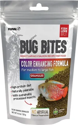 Produktbild von Fluval Bug Bites Farbgranulat, 125 g