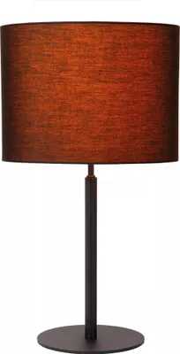 Image de Lampe de table avec abat-jour noir E27 Maya Lucide
