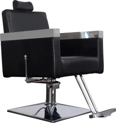 Produktbild von Drehstuhl Armlehnstuhl gepolstert höhenverstellbar Polsterstuhl 3021BK
