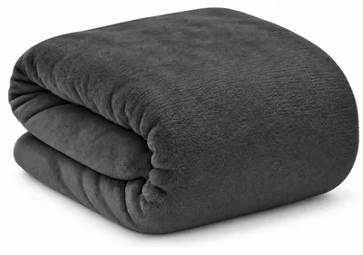 Produktbild von Beautissu Aurelia Kuscheldecke Anthrazit, 220x240cm
