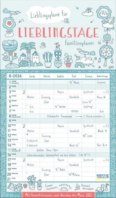 Produktbild von Familienplaner Lieblingspläne für Lieblingstage 2026