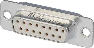 Produktbild von HARTING D-Sub Buchseneinsatz (F) passend für D-Sub Gehäuse Baugröße 15 15-polig Handlötanschluss - 1 Stück