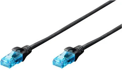 Immagine prodotto di DIGITUS Patchkabel RJ45 U/UTP Cat5e 2.00m sch. Hebelschutz Polybeutel