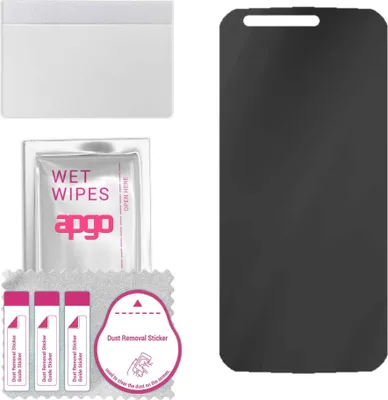 Produktbild von apgo Hybrid Privacy Schutzglas, Matt, kompatibel mit Cat S62 Pro, Anti-Spy, toller Ersatz für Hartglas, kratzfester Displayschutzglas, Displayschutz, Full Glue