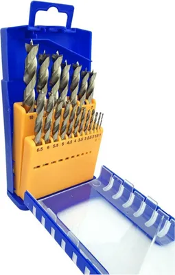 Produktbild von Holzspiralbohrersatz 012K 25-tlg.D.1-13mm 0,5mm steig.CV-Stahl FISCH-TOOLS