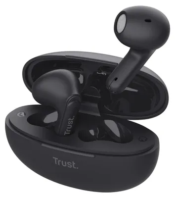 Produktbild von Trust Yavi Wireless Earbuds – Bluetooth TWS – Charging Case & ENC – Black