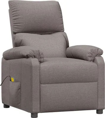 Obrázok produktu pre masážne kreslo vidaXL Taupe Fabric