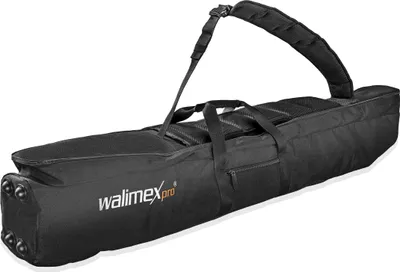 Produktbild von Walimex pro Guardian Studiotasche – 1100 x 220 x 220 mm – Tasche für Foto Equipment – mit Trenner, Polsterung, Gurt und Reißverschlüssen – Perfekter Schutz für Studioblitze und Kameras