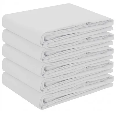 Produktbild von Tischdecke 5 stk. Rechteckig Weiß 140 x 140 cm Polyester
