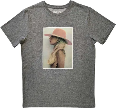 Image de Lady Gaga - T-shirt homme/femme unie RO5685 (S) (Gris)