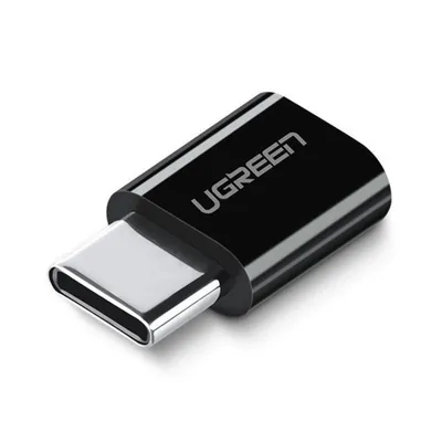Image de UGREEN US157, Adaptateur Micro USB vers USB-C, noir