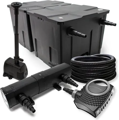 Obrázok produktu pre Sada filtrov pre biopond: filter s kapacitou 60 000 litrov, model SuperEco, hadica, UV čistič 36W, čerpadlo na fontánu