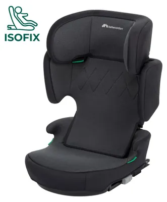 Zdjęcie produktu dla Fotelik podwyższający Bebeconfort Road Fix i-Size, fotelik dziecięcy ISOFIX, fotelik dziecięcy i-Size, od 3,5 roku do 12 lat, 15-36 kg, 100-150 cm, przyciemniany czarny